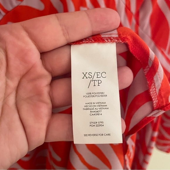 Cabi Saunter Dress Faux Wrap Dress Size Xsmall - Picture 9 of 10